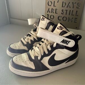 Nike Kids Court Borough Mid 2 High Top Sneaker